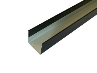 U Profiel 40x40 Antraciet