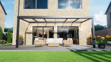 Polycarbonaat Dak > Kies > kleur > afwerking > maatvoering